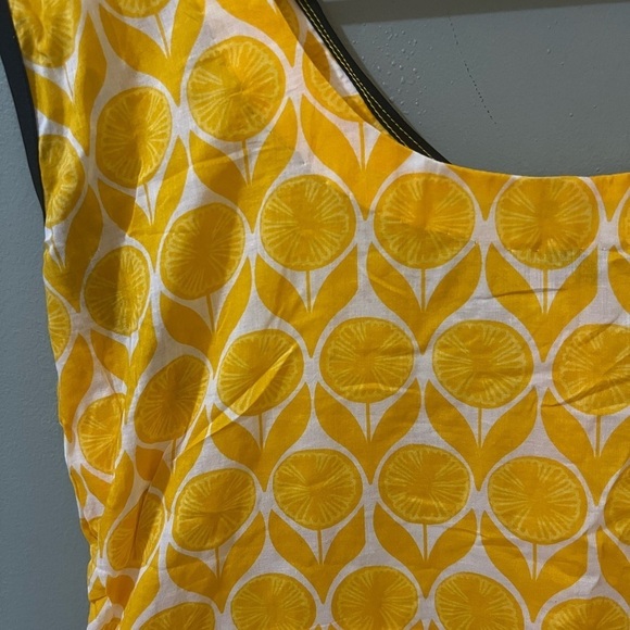 Handmade vintage tank tunic embroidered with flamingo scene size small - Picture 3 of 4